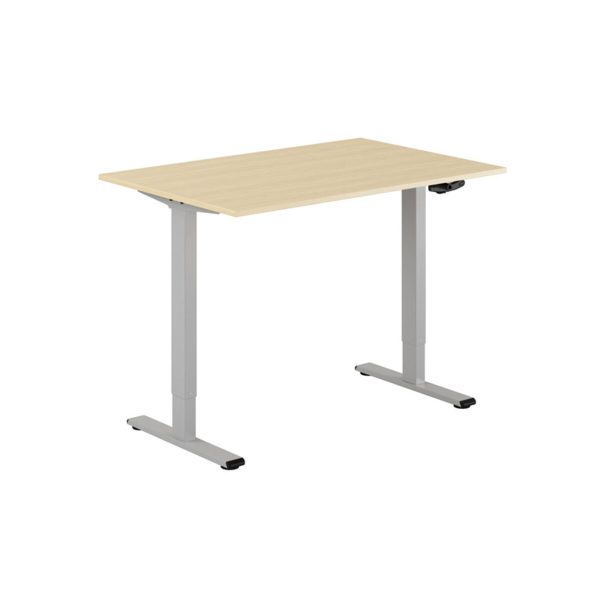 ECO Manual Height Adjustable Table 120x80cm