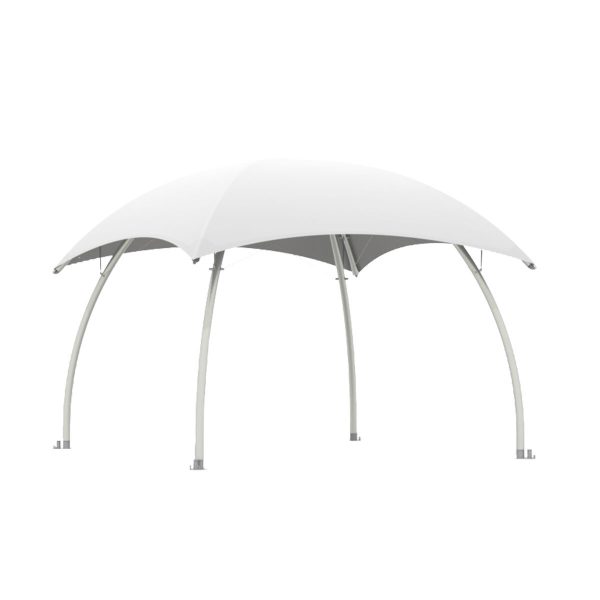 LOUNGER M - complete with canopy, white