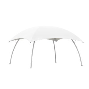 LOUNGER L - complete with canopy, white