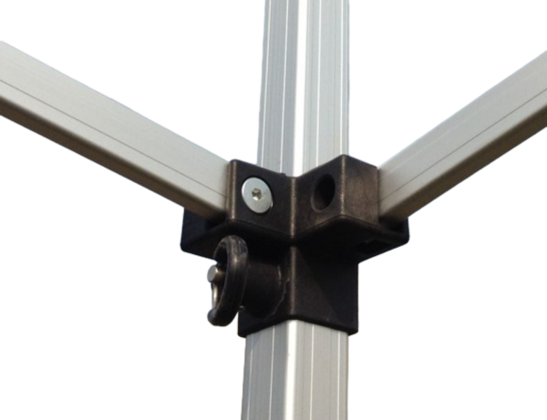 Glide bracket for corner pole 2 way 37 mm