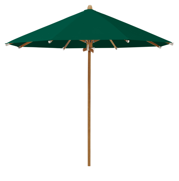 Teakwood Wooden Parasol Ø300cm without frieze edge