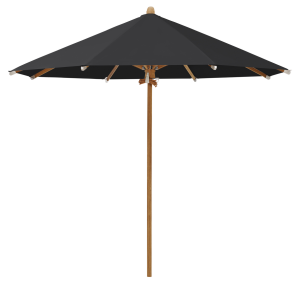 Teakwood Wooden Parasol Ø300cm without frieze edge