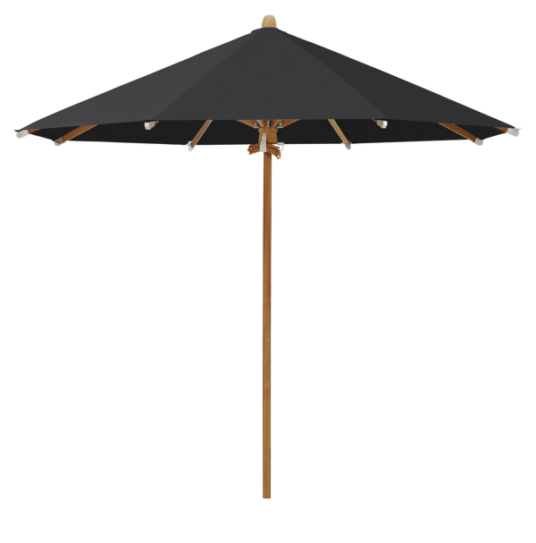 Teakwood Wooden Parasol Ø300cm without frieze edge