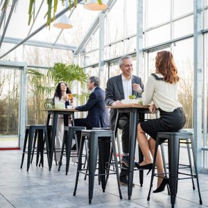 Hamburg foldable table 70x70cm