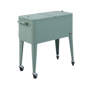 Icy cooler box on wheels