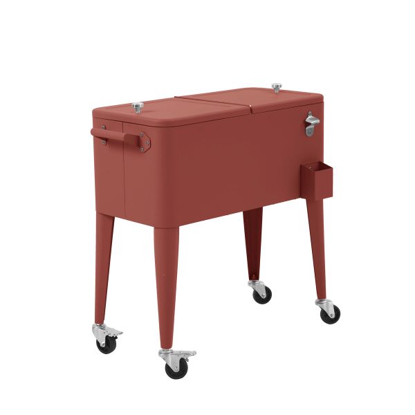 Icy cooler box on wheels