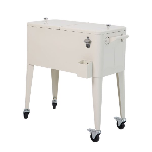 Icy cooler box on wheels