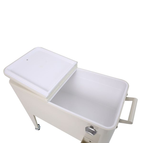 Icy cooler box on wheels