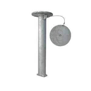 Casting pipe for giant parasol