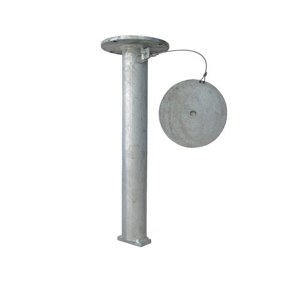 Casting pipe for giant parasol