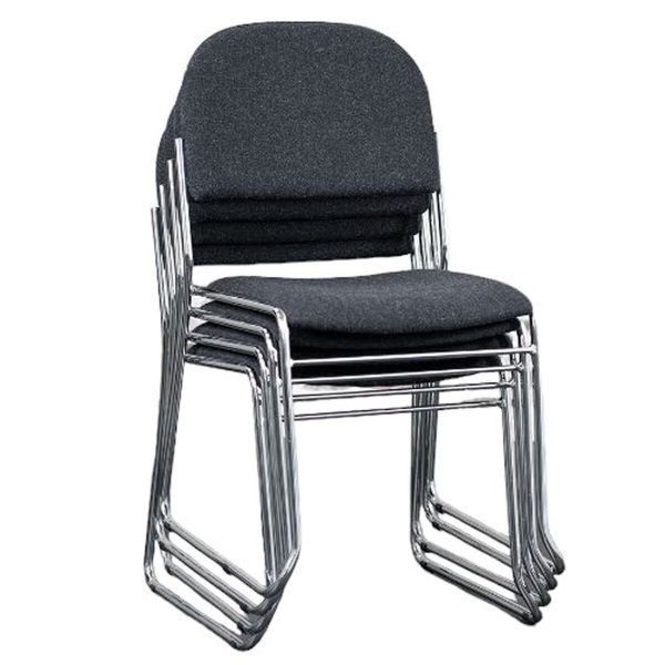 Conference chair Trend with upholstery, 4-pack