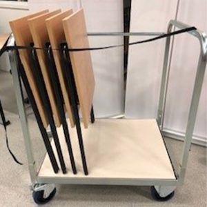 Cart for exam table