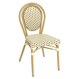 Paris - Café chair - Woven - Mørkebrun