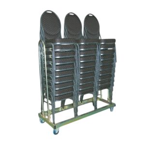 Cart for 30 Banquet Steel
