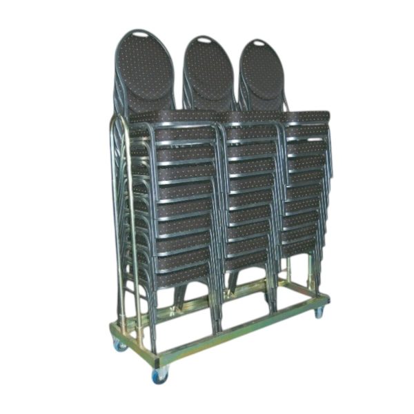 Cart for 30 Banquet Steel
