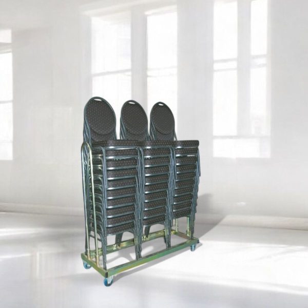 Cart for 30 Banquet Steel