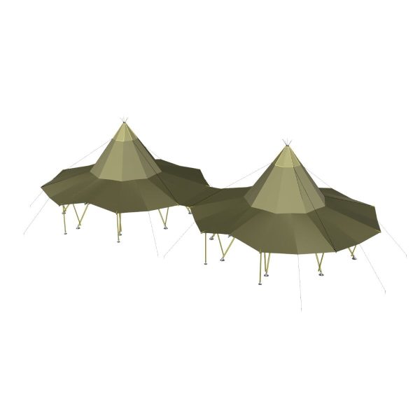 Assembly piece Teepee Ø8m PVC