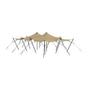 Stretch tent 6x9m -SAND - Complete