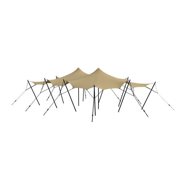Stretch tent 6x9m -SAND - Complete