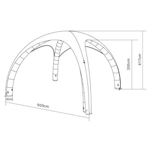 Complete Air Cover 6x6m - Fullprint