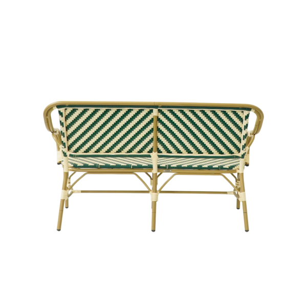 Paris - Café bench with armrests - Woven