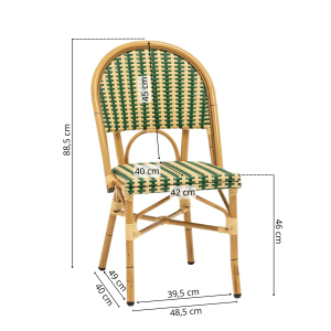 Bordeaux - Café chair - Woven