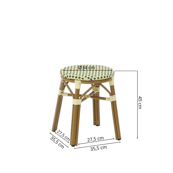 Paris Stool - Woven