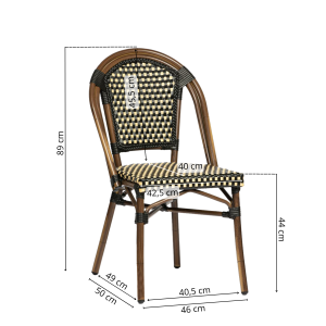 Jason - Café chair - Weave