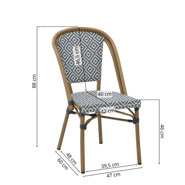 Montpellier Café Chair – Textylene