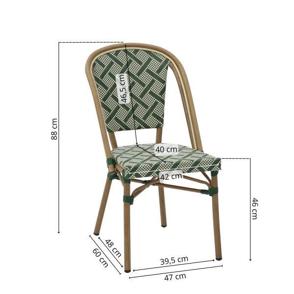Metz Café Chair – Textylene