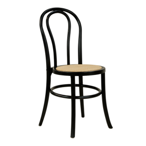 Vienna chair with woven seat