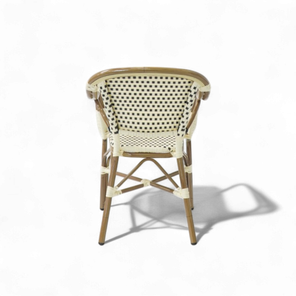 Herning - Café chair with armrests - Woven