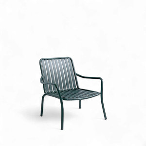 Stackable lounge chair, metal
