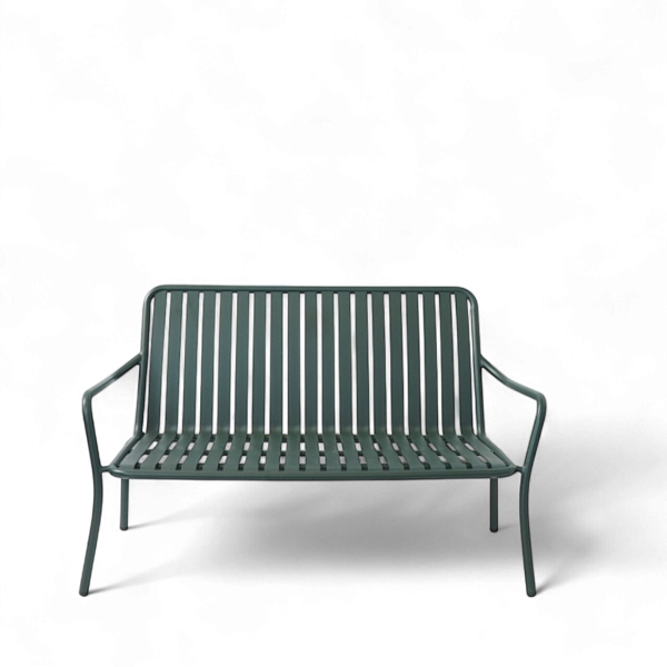 Lounge sofa metal, stackable
