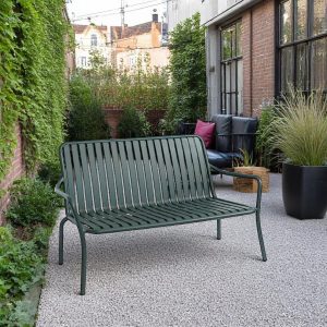 Lounge sofa metal, stackable