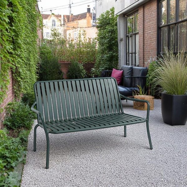 Lounge sofa metal, stackable