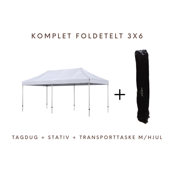 Standup Tent Complete 3x6m Premium Plus