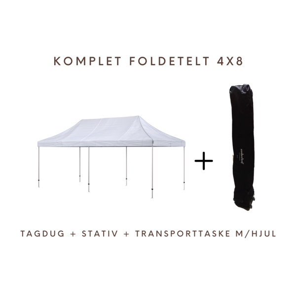 Standup Tent Complete 4x8m Premium