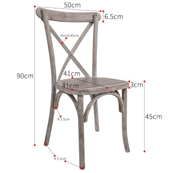 Crossback chair