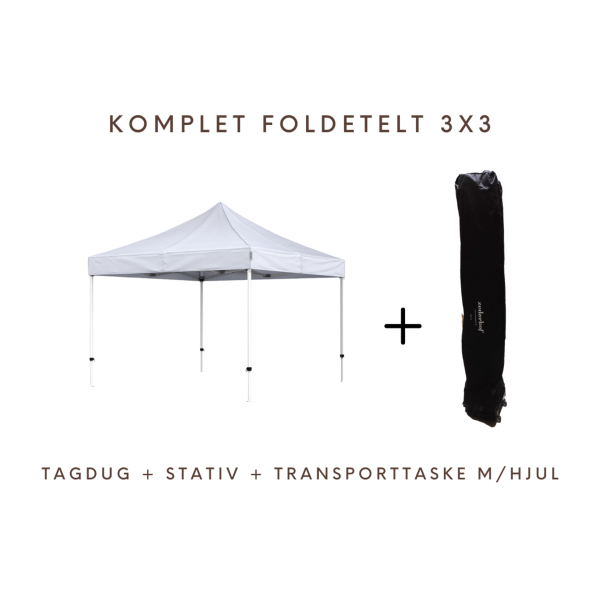 Standup Tent Complete 3x3m Economy
