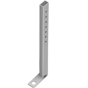 Special foot for gable column