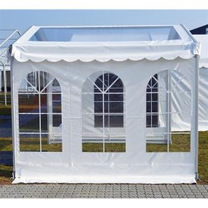 Canopy cloth panorama 6 meters white PVC