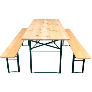 Standard table/bench set 220x80cm