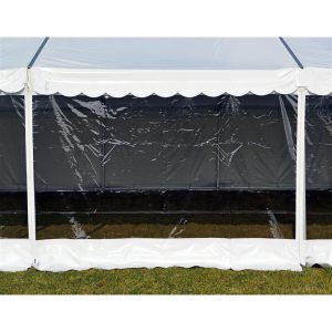 Side 2.2m white - lightning - panorama, white PVC