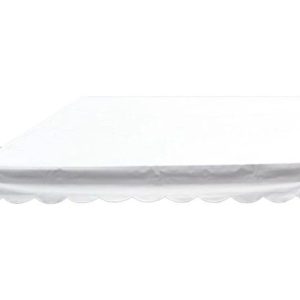 Table cover 3m white PVC