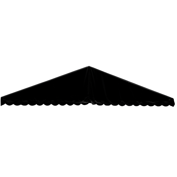 Gable Triangle 6m, Black PVC