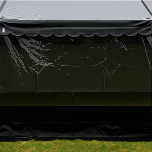 Page 2.2m lightning - panorama, black PVC