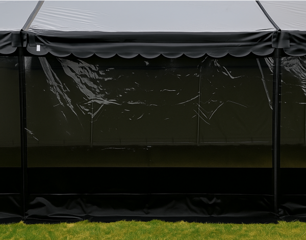 Page 2.2m lightning - panorama, black PVC