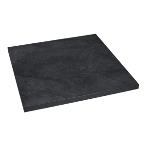 Black Marble Look Square Table Top Exteriolit