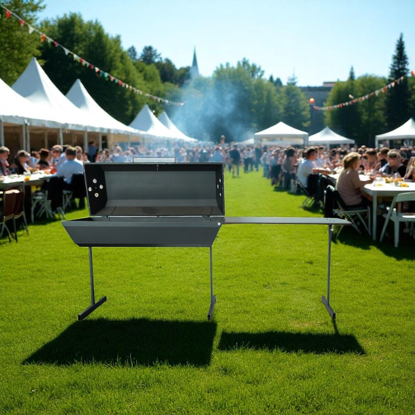 Gourmetroaster complete with foldable table